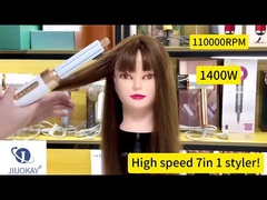 Facilita o enrolamento de cabelo de barril de 25 mm com placas revestidas de cerâmica