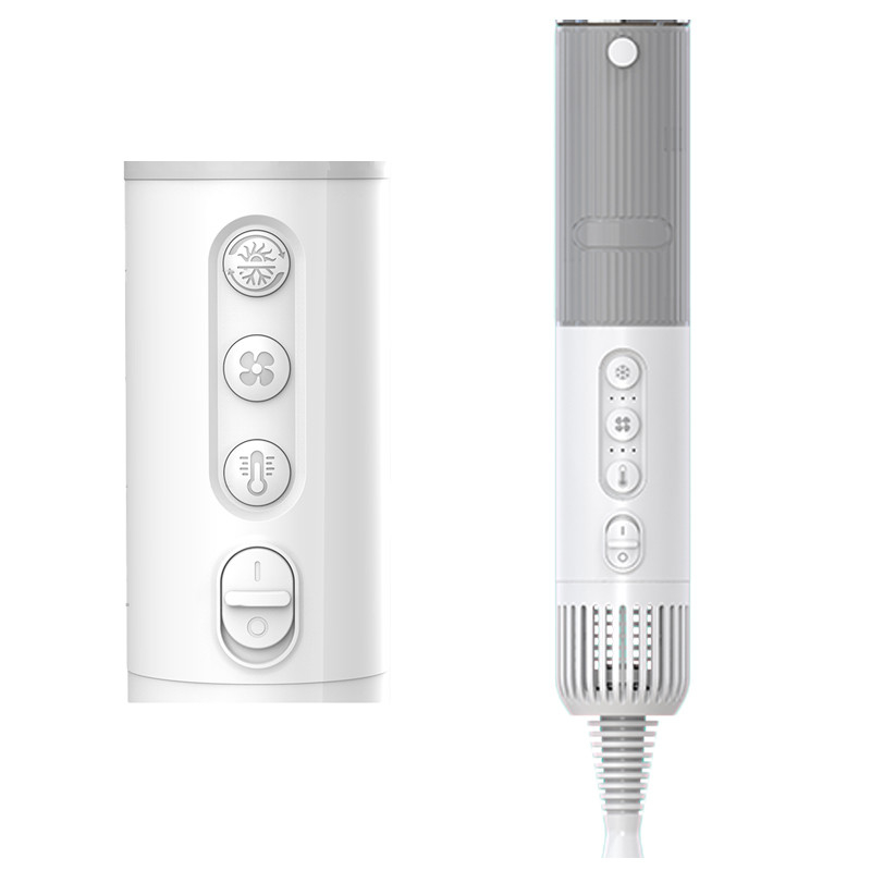 Moda leve 2 em 1 secador de cabelo de sopro para cães e gatos com configurações de calor