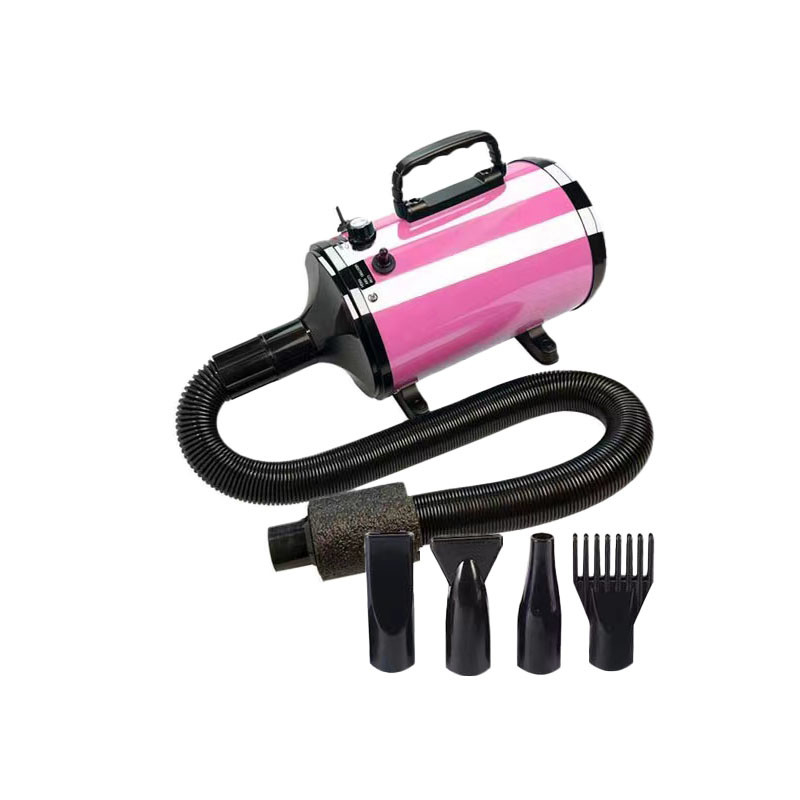 Secador de cabelo de animais de estimação de alta velocidade de 3800W com 4 bicos de ar e controle de temperatura inteligente NTC