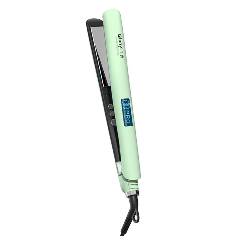 150-230 graus 60W LED Display PTC Prata de aquecimento rápido Curling endireitamento endireitador de cabelo