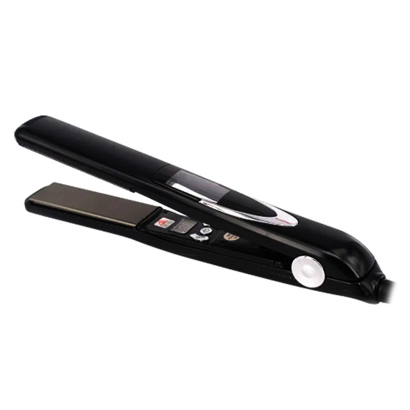 Limpador de cabelo de tamanho de viagem personalizável com cabo de 2 metros e temperatura ajustável