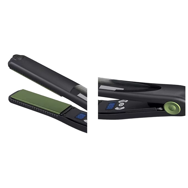 Limpador de cabelo quente de alta eficiência com visor de temperatura digital e cabo de 2 metros