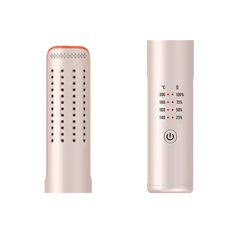 Mini Cordless PTC Tecnologia de aquecimento Limpador de cabelo portátil para o exterior