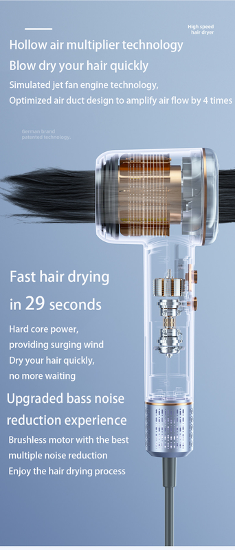 Secador de cabelo de alta velocidade para viagens ou presentes