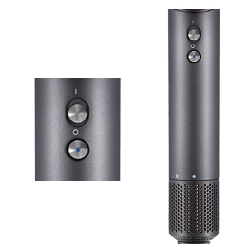 Secador de cabelo de alta velocidade de 1600W com 3 configurações de calor para casa ou viagem