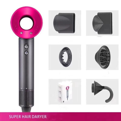 Secador de alta velocidade de luxo personalizável com 3 configurações de velocidade para presentes domésticos e de viagem