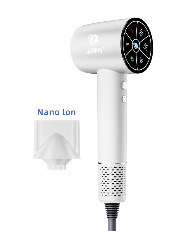 Secador de alta velocidade com motor BLDC e função de iões nano
