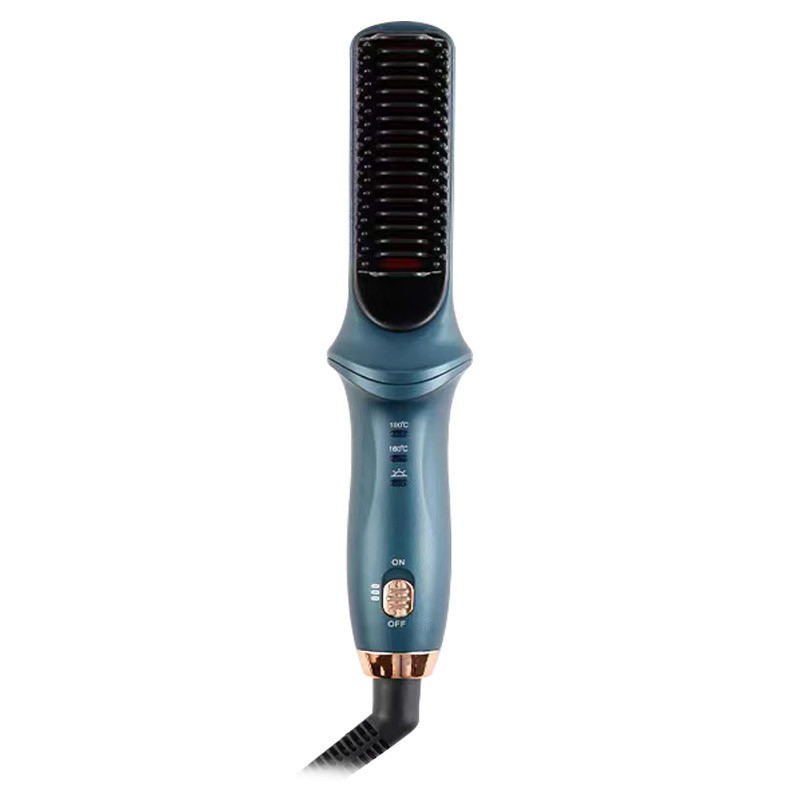 Peiteador de calor elétrico com ajuste de temperatura com cabo giratório de 360 graus em ABS PTC roxo