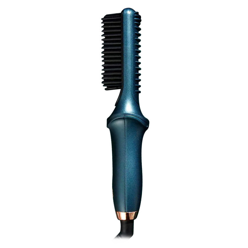 Pincel elétrico de endireitação com luz para cabelo natural brilhante