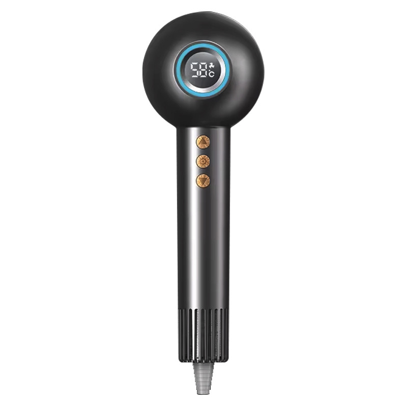 1600W 1800W Secador de cabelo profissional LCD Display Alta velocidade Motor sem escovas sem passo Temperatura ajustável