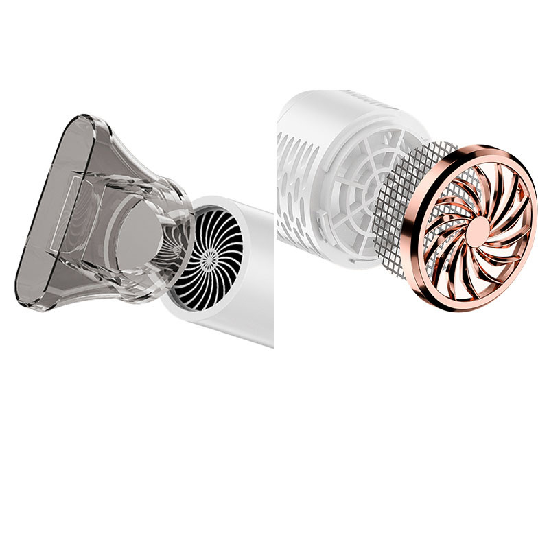 Iões negativos DC Secador de cabelo dobrável Portátil Household Travel Blow Secador de cabelo Ar quente e frio