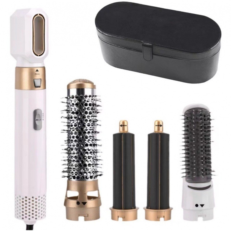 500W New Design Wholesale Low Price Multi Function Air Wrap Leather Box Automática Escovinha de Ar Quente