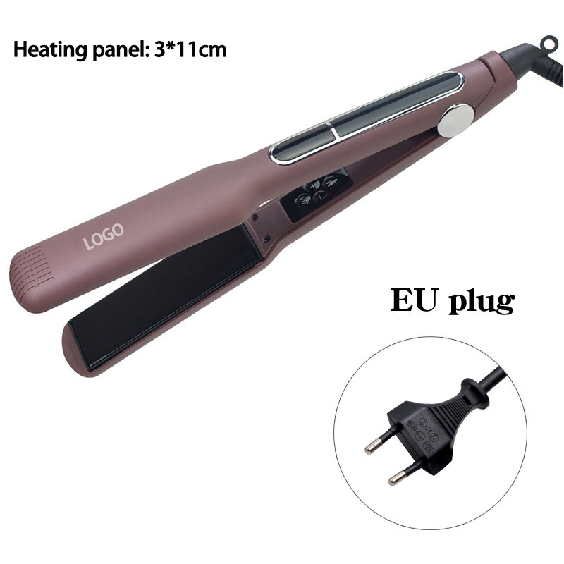 45W/60W MCH Tecnologia de aquecimento rápido 2 em 1 Limpador de cabelo LCD Display Flat Iron