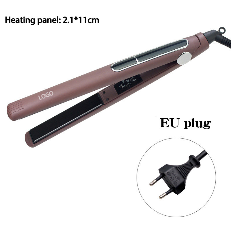 45W/60W MCH Tecnologia de aquecimento rápido 2 em 1 Limpador de cabelo LCD Display Flat Iron