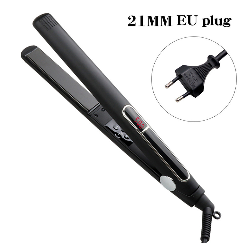 65W MCH 2 em 1 Limpador de cabelo LCD Display Flat Iron Multi Function Curler de cabelo com painel de 3 tamanhos