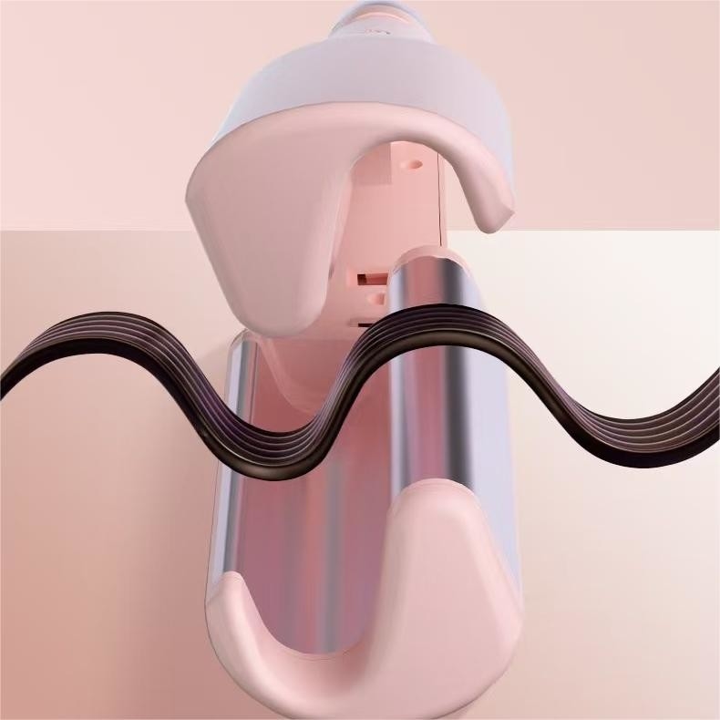 45W Waver de ovo francês Curling de cabelo à base de água Cerâmica Glaze Coating Grande onda de rolo Íon negativo aquecimento rápido
