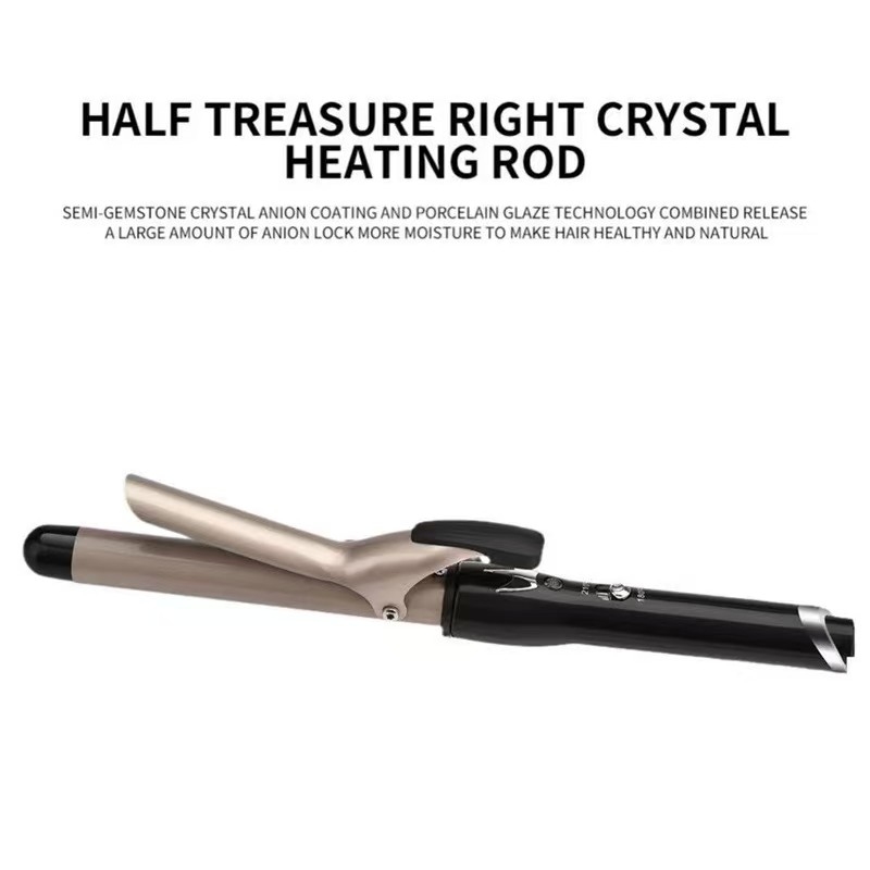 45W Cabeleireiros Iões Negativos Cuidados de Alumínio Big Wand Wave Curling Irons Fast Heating Hair Styler