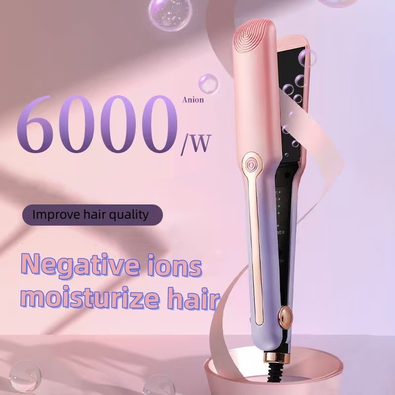 Limpador de cabelo de placa larga de aquecimento rápido com tecnologia cerâmica PTC 160C 180C 200C 220C