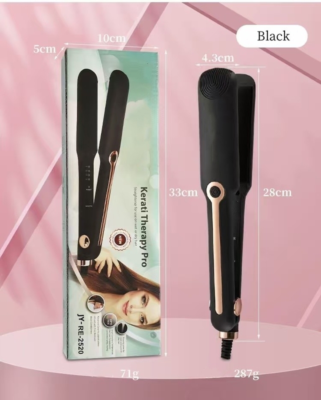 Limpador de cabelo de placa larga de aquecimento rápido com tecnologia cerâmica PTC 160C 180C 200C 220C