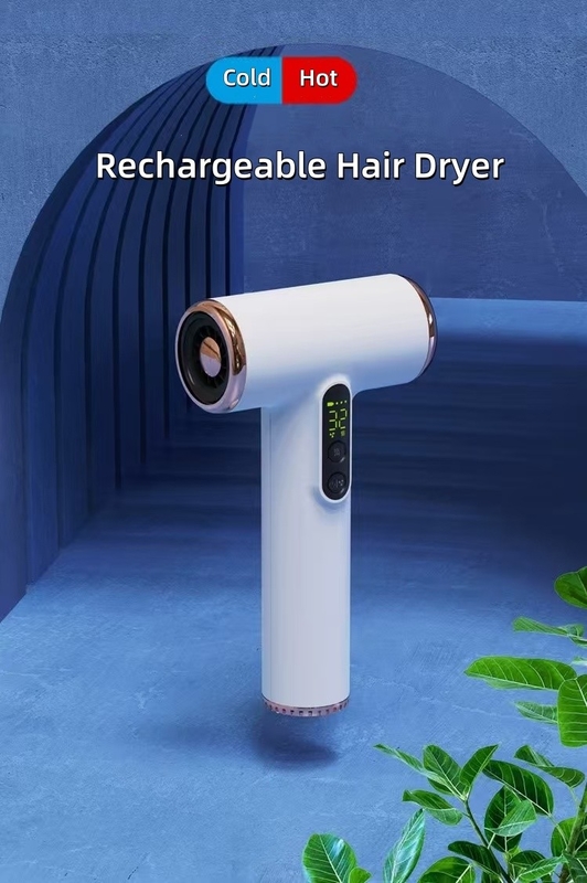 Tamanho de viagem Secadores de cabelo sem fio de bateria de 200W com baixo ruído