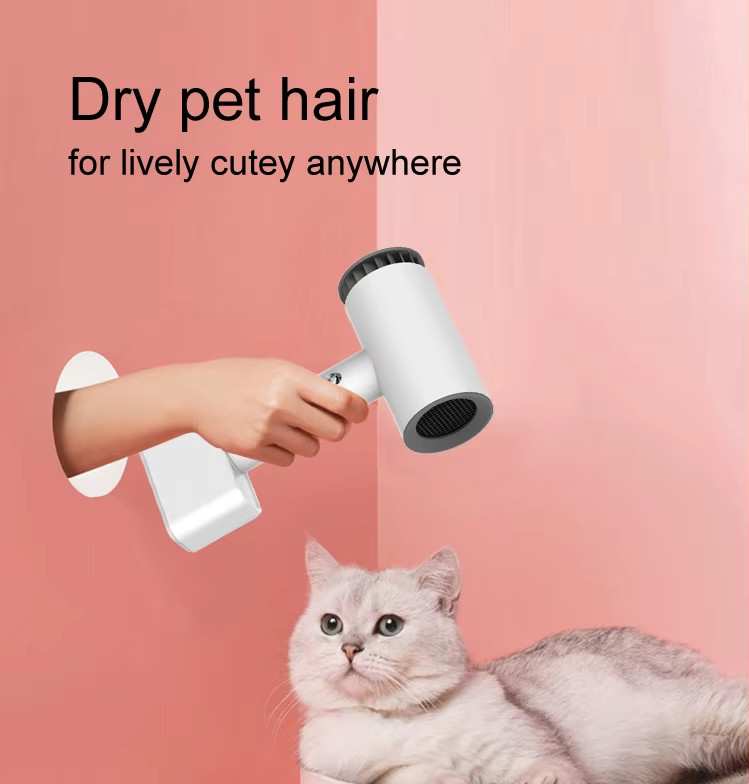 Secador de cabelo sem fio personalizável com ecrã LCD e alta concentração de íons negativos