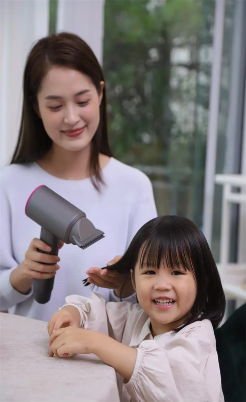 Dryer de cabelo sem fio com tecnologia de turmalina e 2 níveis de calor