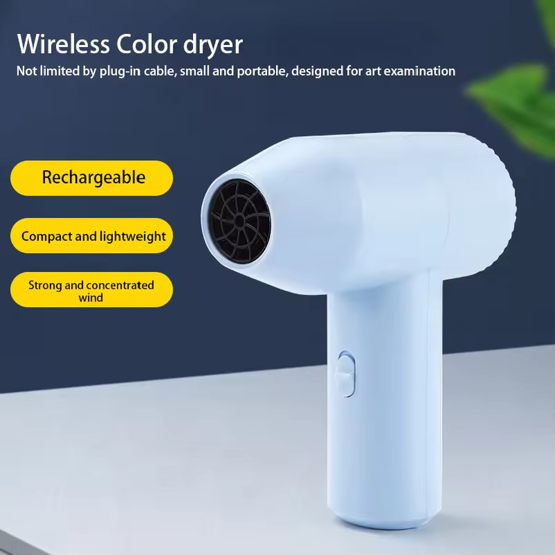 Poderoso secador de cabelo sem fio de 800W com 60 minutos de duração da bateria e tecnologia de turmalina