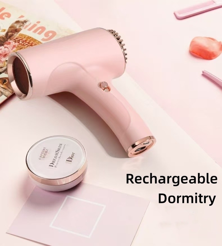 Profissional USB sem fio Mini secador de cabelo portátil de carregamento de baixo ruído secador de ar livre para o exame de arte