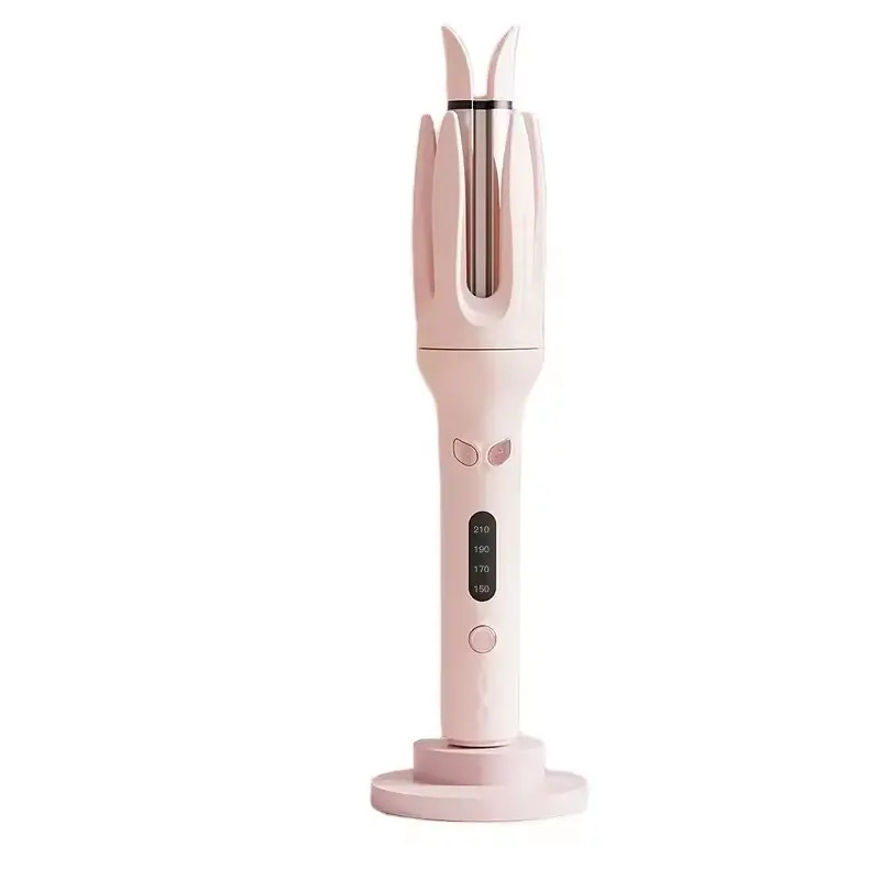 30W Curling de cabelo Ferro Automático Curling de cabelo giratório 28mm tela LCD configurações de temperatura múltipla