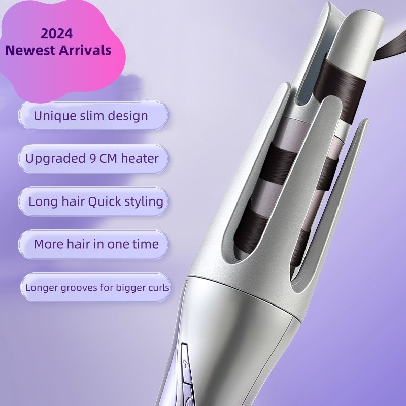 Ferro de Curling 28W Wireless Curler Automático 4500mAh Cordless Recarregável 32mm Curl Wand