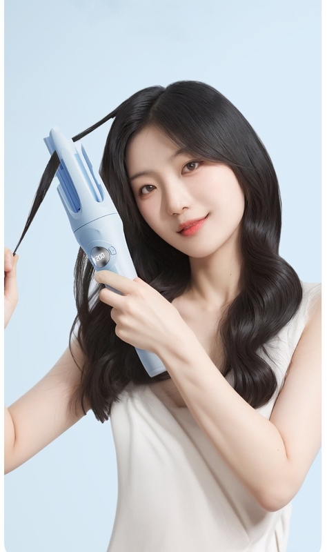 Porta-vozes de aquecimento rápido de curvas duradouras Secador de cabelo Styler Curling sem fio Ferro de titânio Ferro plano