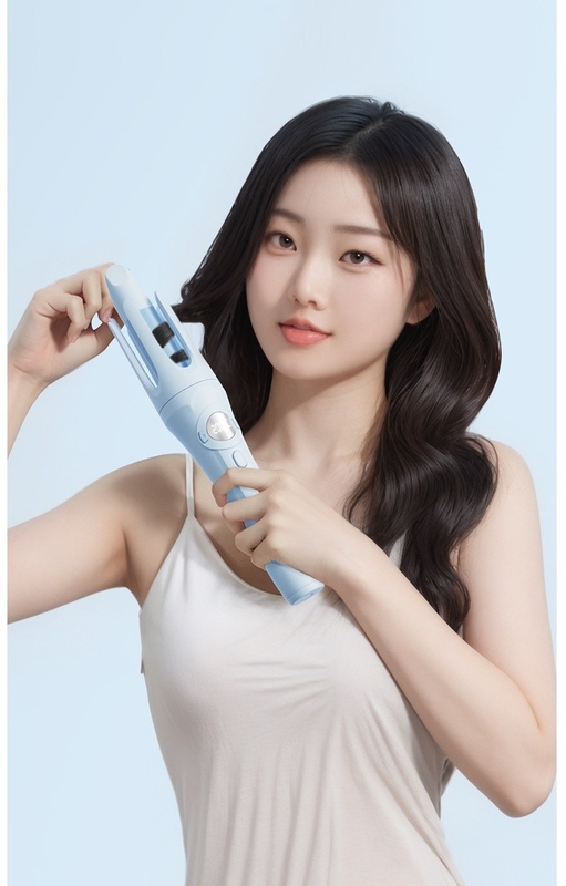 Porta-vozes de aquecimento rápido de curvas duradouras Secador de cabelo Styler Curling sem fio Ferro de titânio Ferro plano