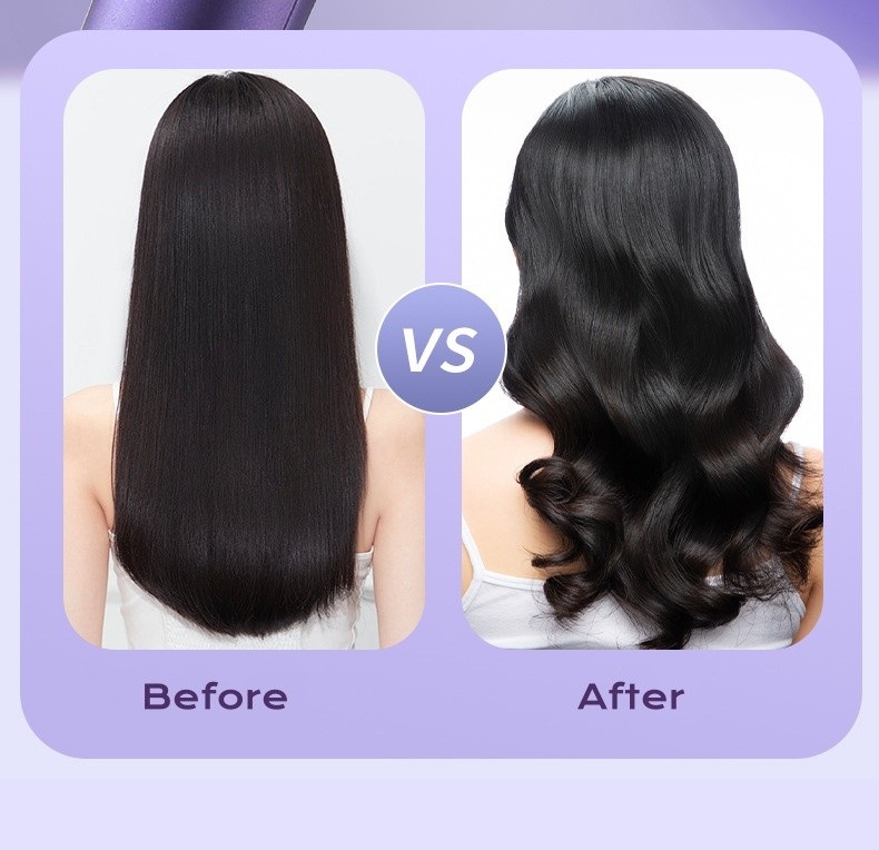 Cabelo curto Ferro de curling sem fio para viagens e estilo diário Tamanho 32 * 6cm