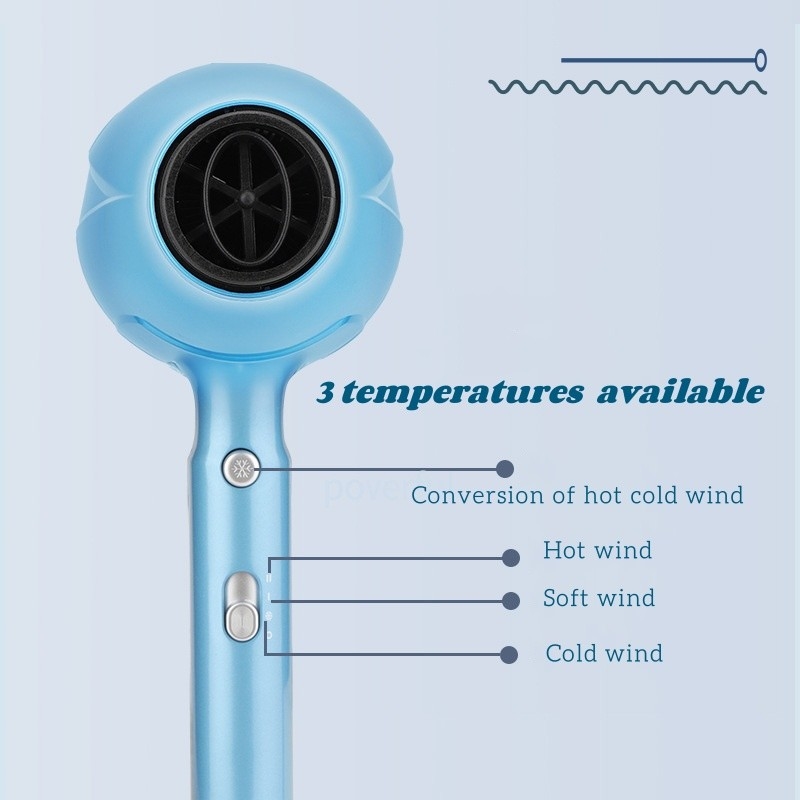 2 em 1 secador de cabelo e alisador de cabelo conjunto profissional de alta potência 2200W cuidados com o cabelo conjunto de presente