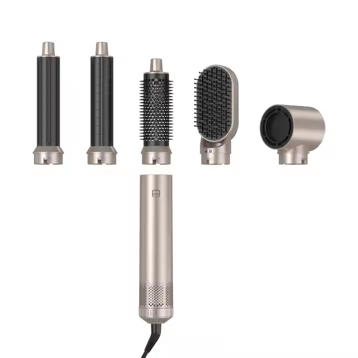 5 em 1 ferramenta elétrica de estilhaçamento de cabelo Custom Logo LED multifuncional de cabelo curl Set com 1000W de potência e 1,8m comprimento de fio