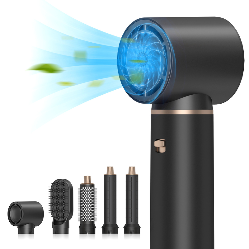 5 em 1 ferramenta elétrica de estilhaçamento de cabelo Custom Logo LED multifuncional de cabelo curl Set com 1000W de potência e 1,8m comprimento de fio