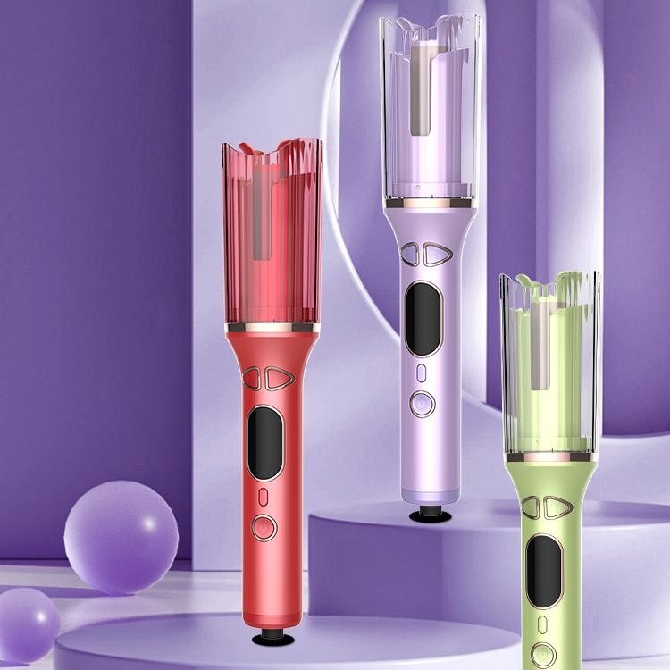 50W Automático Curling de cabelo PTC aquecimento rápido Tourmaline Cerâmica varinha com anti-queimação Proteção Timer lembrete