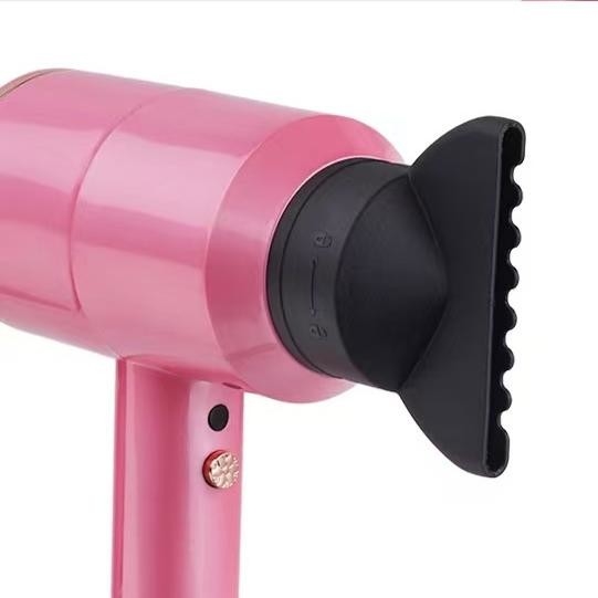 Secador de cabelo de íons negativos profissional de 1500w Cuidado de cabelo doméstico com motor de CA forte com 3 bocas de ar para cabelos encaracolados
