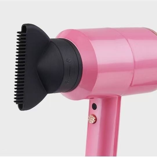 Secador de cabelo de íons negativos profissional de 1500w Cuidado de cabelo doméstico com motor de CA forte com 3 bocas de ar para cabelos encaracolados
