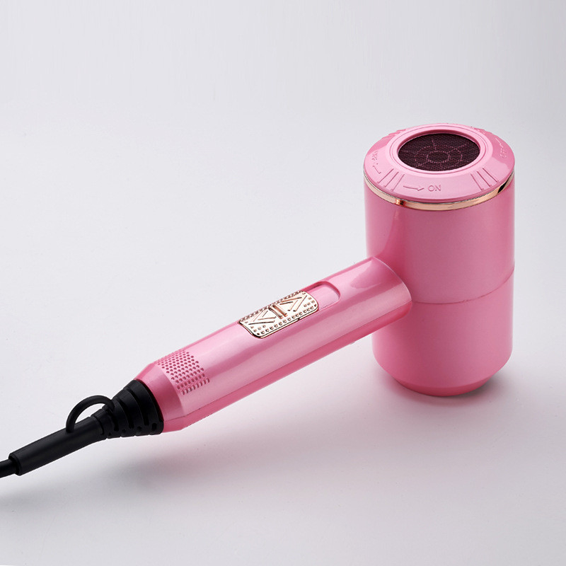 Secador de cabelo de íons negativos profissional de 1500w Cuidado de cabelo doméstico com motor de CA forte com 3 bocas de ar para cabelos encaracolados