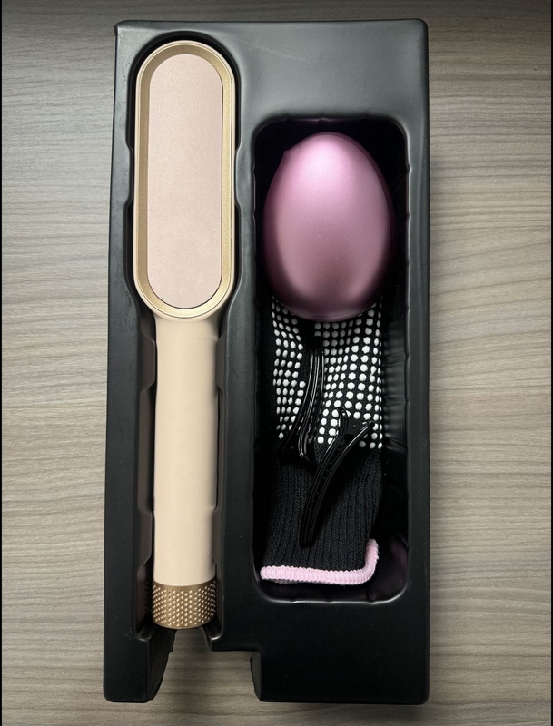 45W Limpeza de cabelo Pincel Anti-escaldamento Pincel de cabelo de íons negativos Pincel de estilo de íons negativos Aquecimento rápido 5 níveis de temperatura ajustáveis