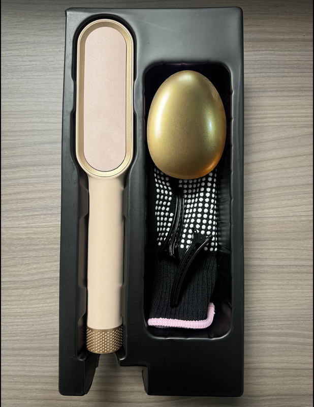 45W Limpeza de cabelo Pincel Anti-escaldamento Pincel de cabelo de íons negativos Pincel de estilo de íons negativos Aquecimento rápido 5 níveis de temperatura ajustáveis