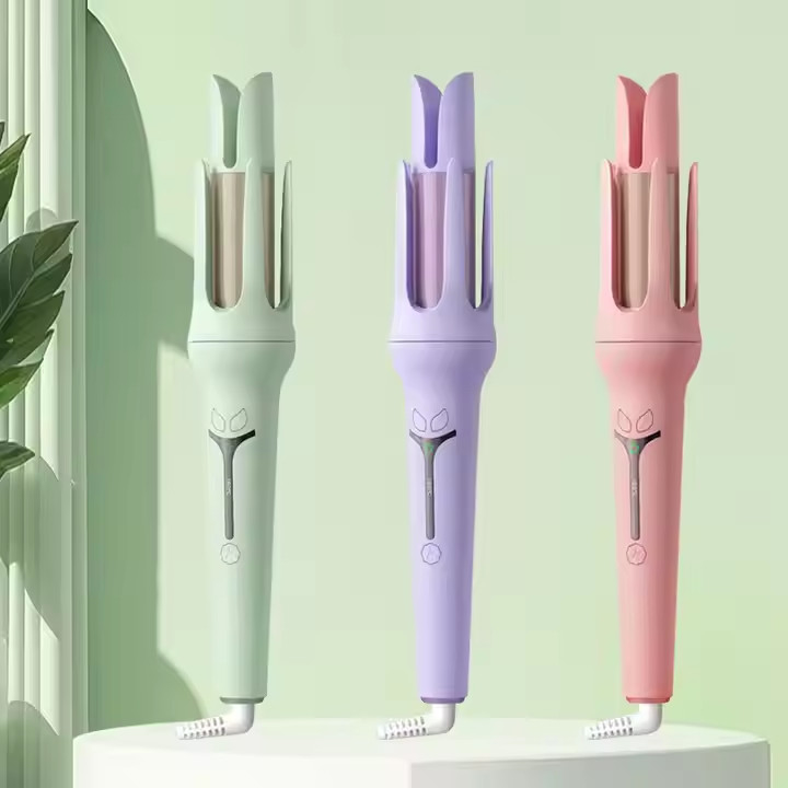 Ferro de curling de salão 2 em 1 Curler de cabelo e alisador com aquecimento rápido