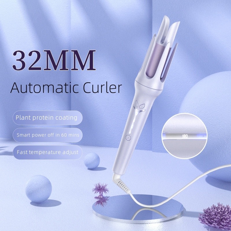 Ferro de curling de salão 2 em 1 Curler de cabelo e alisador com aquecimento rápido