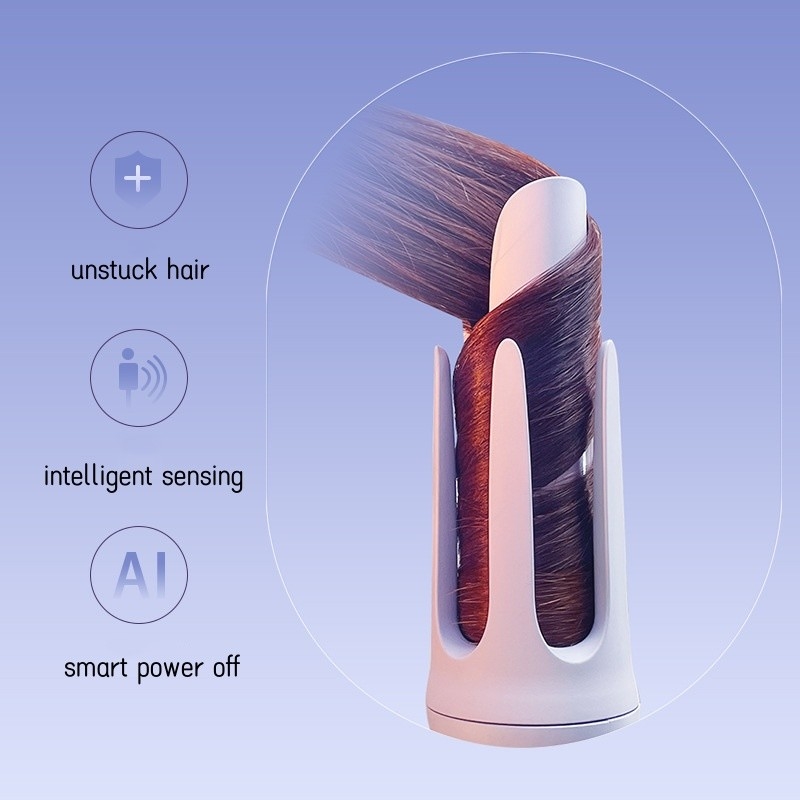 Ferro de curling de salão 2 em 1 Curler de cabelo e alisador com aquecimento rápido