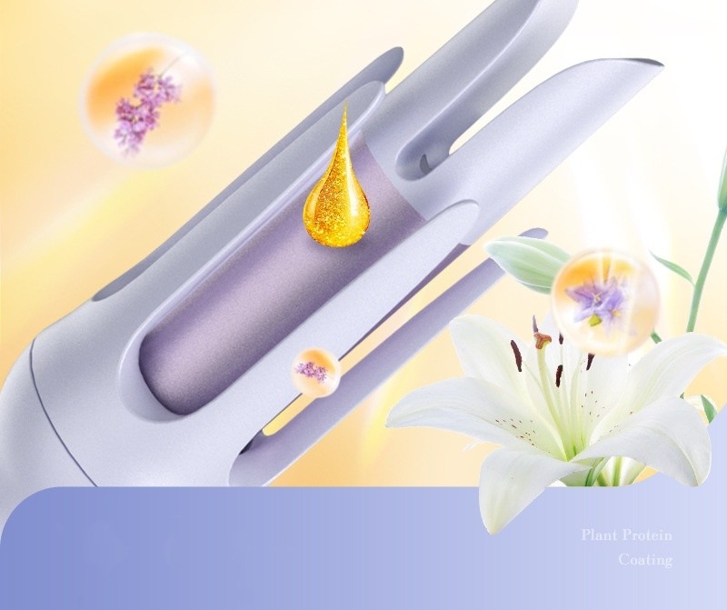 Ferro de curling de salão 2 em 1 Curler de cabelo e alisador com aquecimento rápido