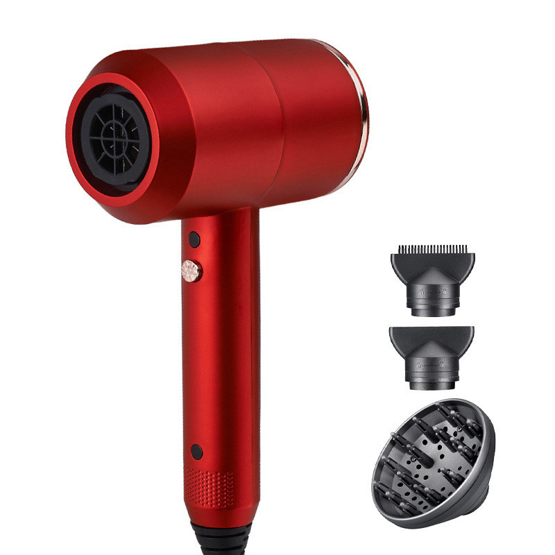 Secador de cabelo elétrico de 1500 watts com 3 acessórios multifuncionais para um penteado perfeito e suave