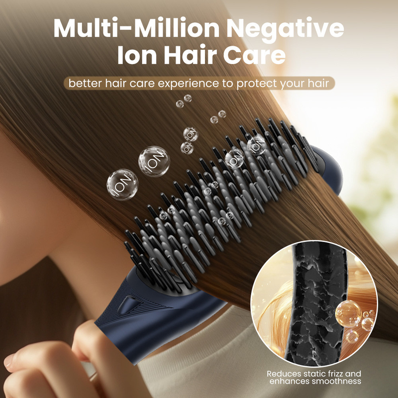Peiteador de endireitamento de cabelo de íons negativos de temperatura ultra-alta com 2 ajustes de velocidade e mais de uma hora de duração da bateria