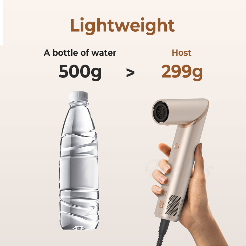 Cold 4 Gear 8 em 1 Hair Styler 110 000 RPM Velocidade Negativo Iônico Secador de cabelo Automático Curling Ferro Volumizer Liguador