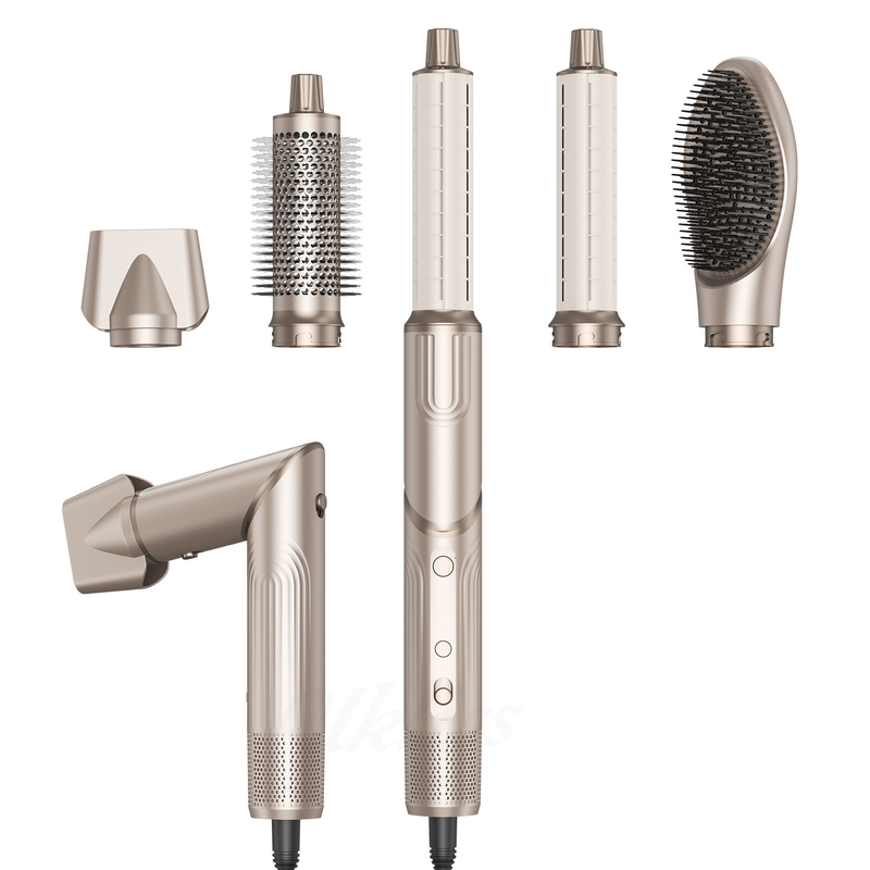 5 em 1 secador de cabelo dobrável escova sopro de vento alta velocidade turbo sopro secador de cabelo profissional escova 500 milhões iônico negativo secador de cabelo